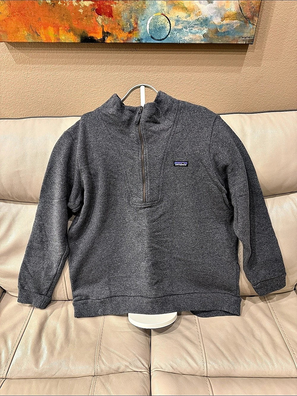 Patagonia Woolie Fleece Pullover Men's Gray XXL